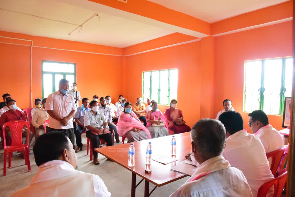 sambitswaraj's tweet photo. Attended the meeting of Oinam Mandal in the Bishnupur District of Manipur and interacted individually with the Mandal Office Bearers to get their feedback. https://t.co/y0B5aB2TDl