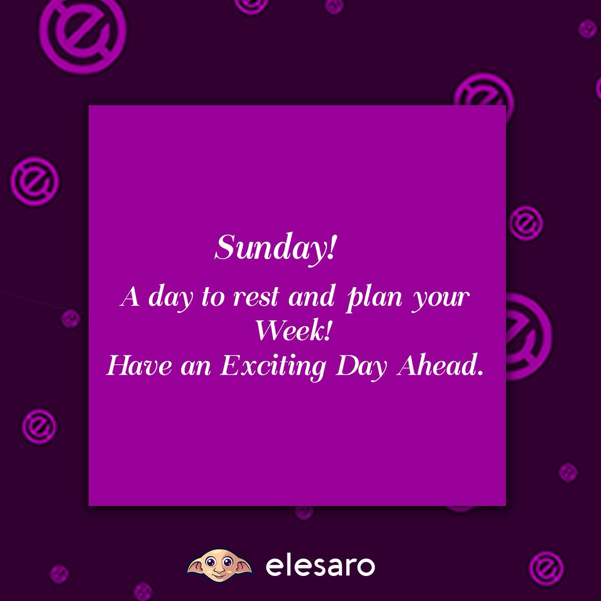 ElesarrO's tweet photo. Rest and Plan your day! https://t.co/E4TzHrzQ9e