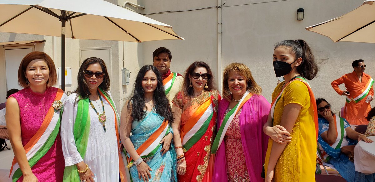 TeresaCoxUS's tweet photo. Honor to speak and celebrate 75th India Independence Day with Consul General of India Dr. T.V. Nagendra Prasad, Dr. Romesh Japra, FOG Chair, Fremont City Council, elected &amp; community leaders. Photo credits: Jackie Cox #IndiaIndependenceDay #diversity #FremontStrong https://t.co/eVTpnQktrN