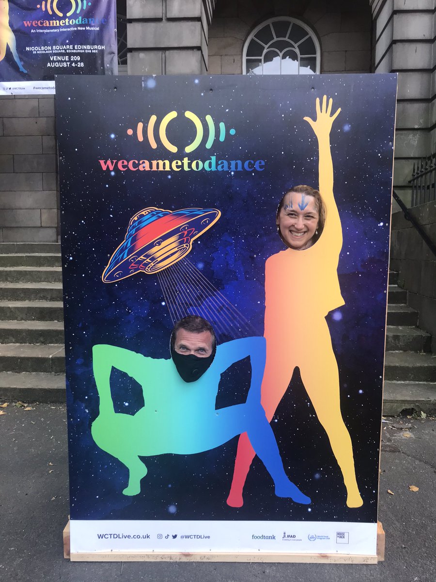 IsabellaGuerrin's tweet photo. #ClimateAction Can Be Fun… at @WCTDLive: An Interactive Original Musical, a dance show produced by @foodtank, performing all August at the @edfringe  
 🤸‍♂️🌎🧝‍♀️

💫“If it’s not fun, it’s not sustainable!”💫

✨Really recommended✨

#EdinburghFringe #arts #climatechange #Dance https://t.co/wsusWxvog6