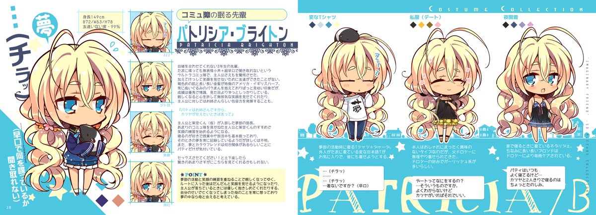 ヒロイン順に架空くん・沙羅・パティ・みさきです。 