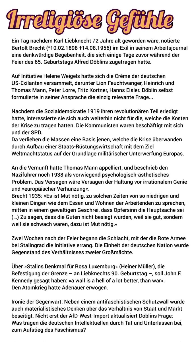 marxdestages's tweet photo. #gelegenheitsmarx #Mauerbau #brecht #liebknecht #ddr #brd #antifa  #antifaschistischerschutzwall #theater #kunst #fckafd https://t.co/Nxz4LjN4II