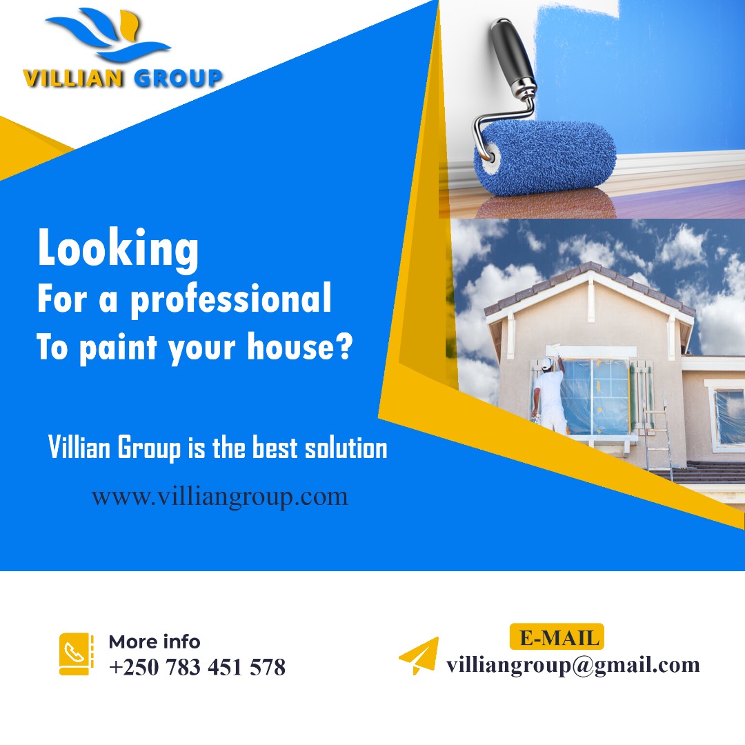 villian_group's tweet photo. All you need to paint your house is a few tools, a little instruction, and a vision in your mind.
Paint your Home with Villain Group
For more information:
https://t.co/JNKeN30zRu
villiangroup@gmail.com
+250781861384 https://t.co/E9c0BDrhCg
