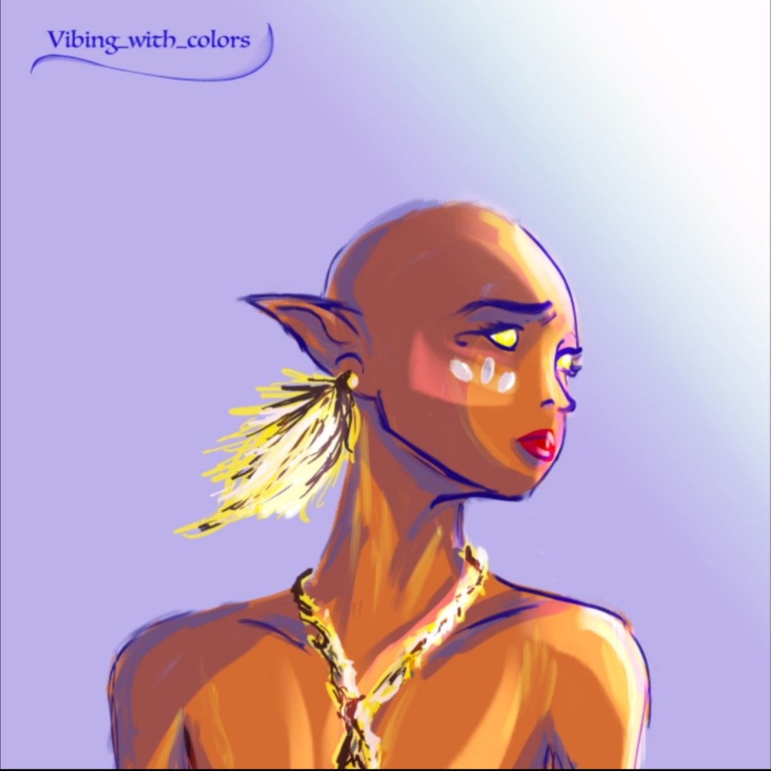 Still trying to render, wish me luck
#ArtistOnTwitter
#arttwt #artmoots #artmutuals #sketch #sketchdump #PrettyWoman #rendring #painting #lighting #vampire #elf #fantasyart #elfdrawing #oc #Tolkien #LordOfTheRings #BlackLivesMatter #blackwomanpower #dndart #commissionsopen