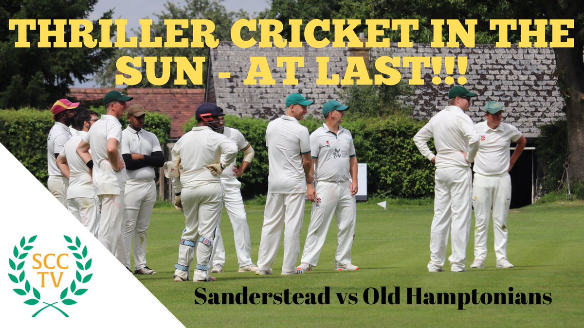 SandersteadCC's tweet photo. Cracking match yesterday vs @ohacricket in the @SurreyChamp Div 3 (2nd XI). All results possible right down to the wire.
🎬highlights: https://t.co/tFXuLfZTx2 https://t.co/MvZONMIkJz