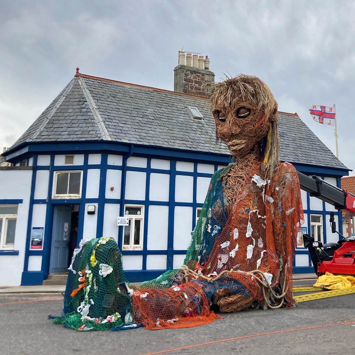 Storm is still sleeping 😴 Looking forward to her awakening! #northBerwick #STORM2021 #fbts21 #ycw2021 #storm #stormawakens #loveeastlothian #eastlothian #visitscotland #takeyourrubbishhome