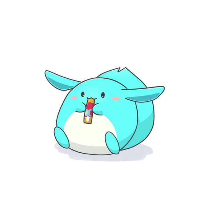 ぴょんちゅ〜る #すも絵 