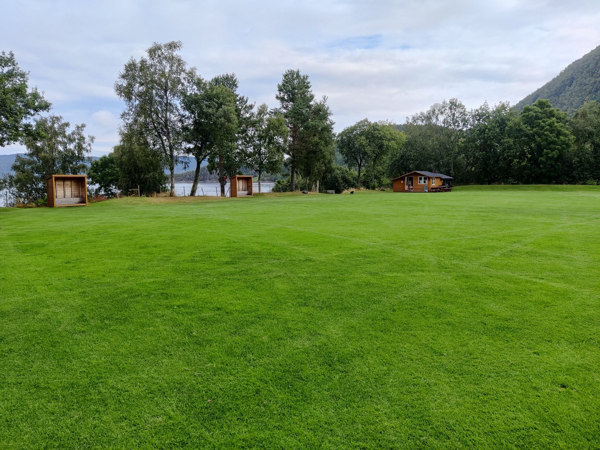 3 dager til seriestart på Hjelvik Naturgress. Altså, denne matten 😍⚽👌