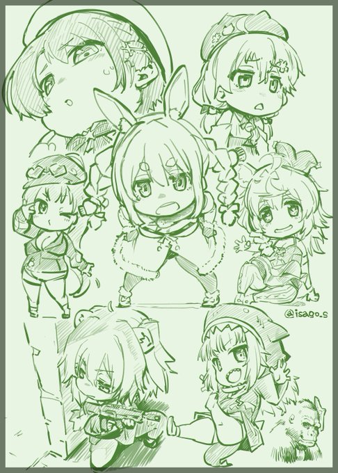 練習絵
SD練習がてらホロらくがき 