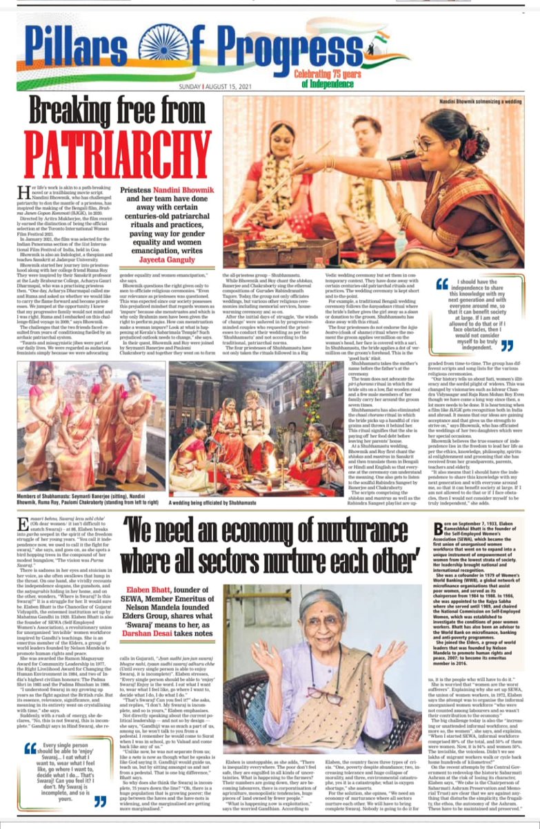 jayeetag's tweet photo. Thank you Mr. Robin Roy, Group Senior Associate Editor, Head of Centralised Nation Desk and Special Projects Head, Free Press Journal for this opportunity.
@fpjindia

#IndependenceDayIndia2021  
#patriarchy  
#women 
#IndependenceDay2021 https://t.co/hTnt1CUijk
