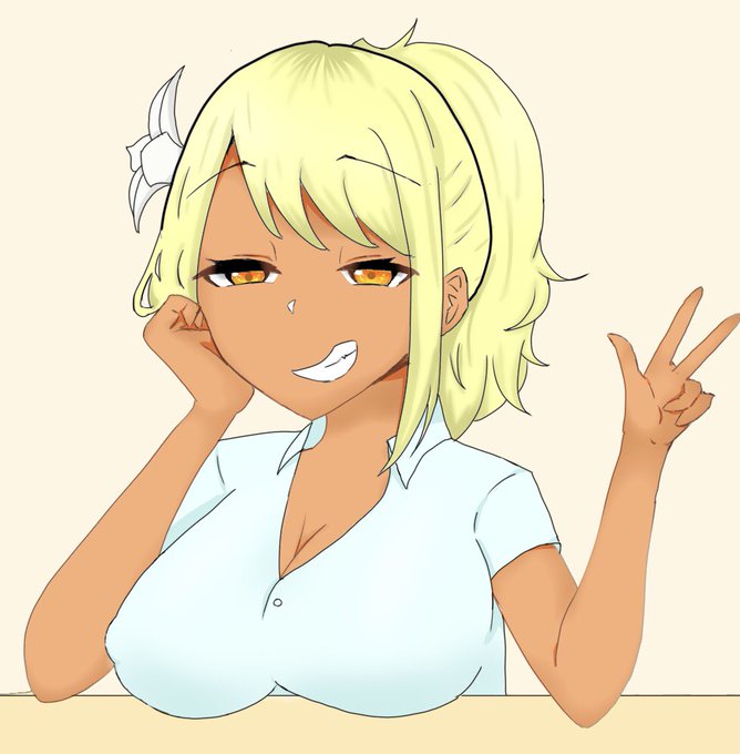 「愛さんすごい焼けたね」
🙌「いや〜この前海ではしゃいじゃってさ!その場にいた人とか巻き込んでハメ外しちゃった!」
「へ、へ〜そうなんだ…」
(まさか男の人とじゃないよね…) 