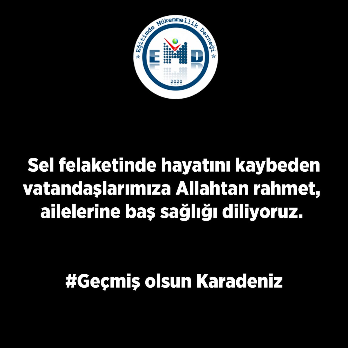 mlakademi's tweet photo. Sel felaketinde hayatını kaybeden vatandaşlarımıza Allahtan rahmet, ailelerine baş sağlığı diliyoruz. Geçmiş olsun Karadeniz. https://t.co/eTPANItoJK