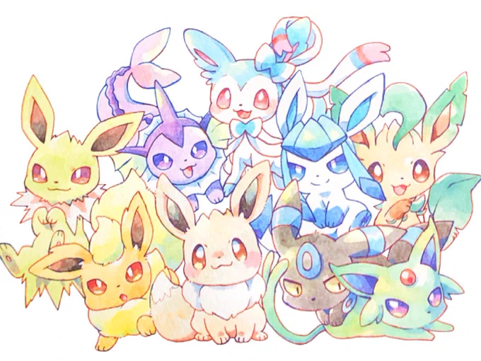 色違いイーブイズ🌟
コミュニティデイおつかれ様でした! 