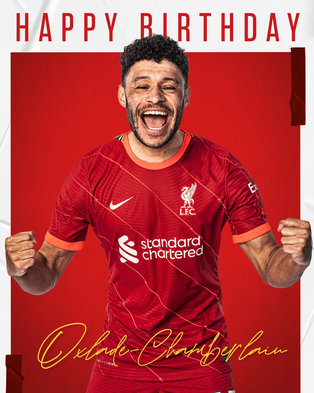Happy birthday to Alex Oxlade Chamberlain   