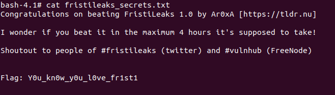alitaqiwajid's tweet image. Took less than 4 hours but it was really on the easier side. #RoadToOSCP #Fristileaks
