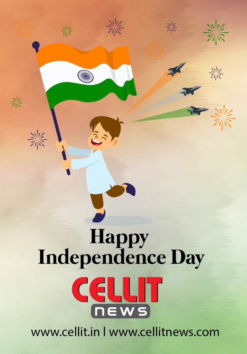 cellit_news's tweet photo. Freedom in the mind
Faith in the words
Pride in our souls
Wishing you a Happy Independence Day !! https://t.co/ArGr7sfT5p