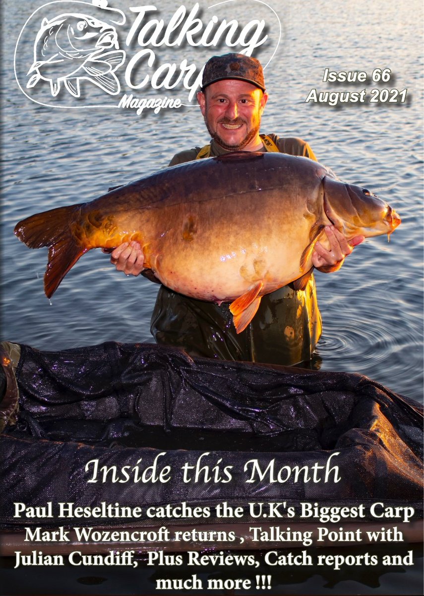Brand new issue 66 has gone LIVE online for your reading pleasure. Jam packed cover to cover of carp fishing. 
FREE TO READ
talkingcarp.co.uk