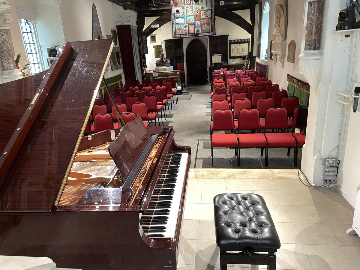 Preparing for Autumn at St Mary’s Perivale, with a live audience again. 44 concerts, all broadcast. Full programme here st-marys-perivale.org.uk/events-001.sht… Here are some photos - the most beautiful concert venue in London