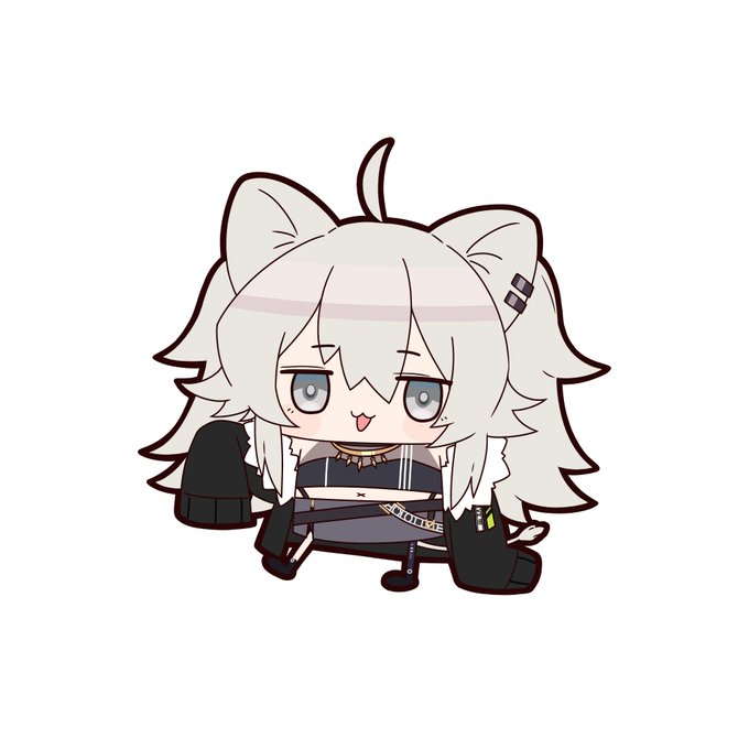 獅白ぽたんは2Pカラーというよりはこんなイメージ
絵柄は空き地(@ akichi_360 )さんリスペクト
#ししらーと 