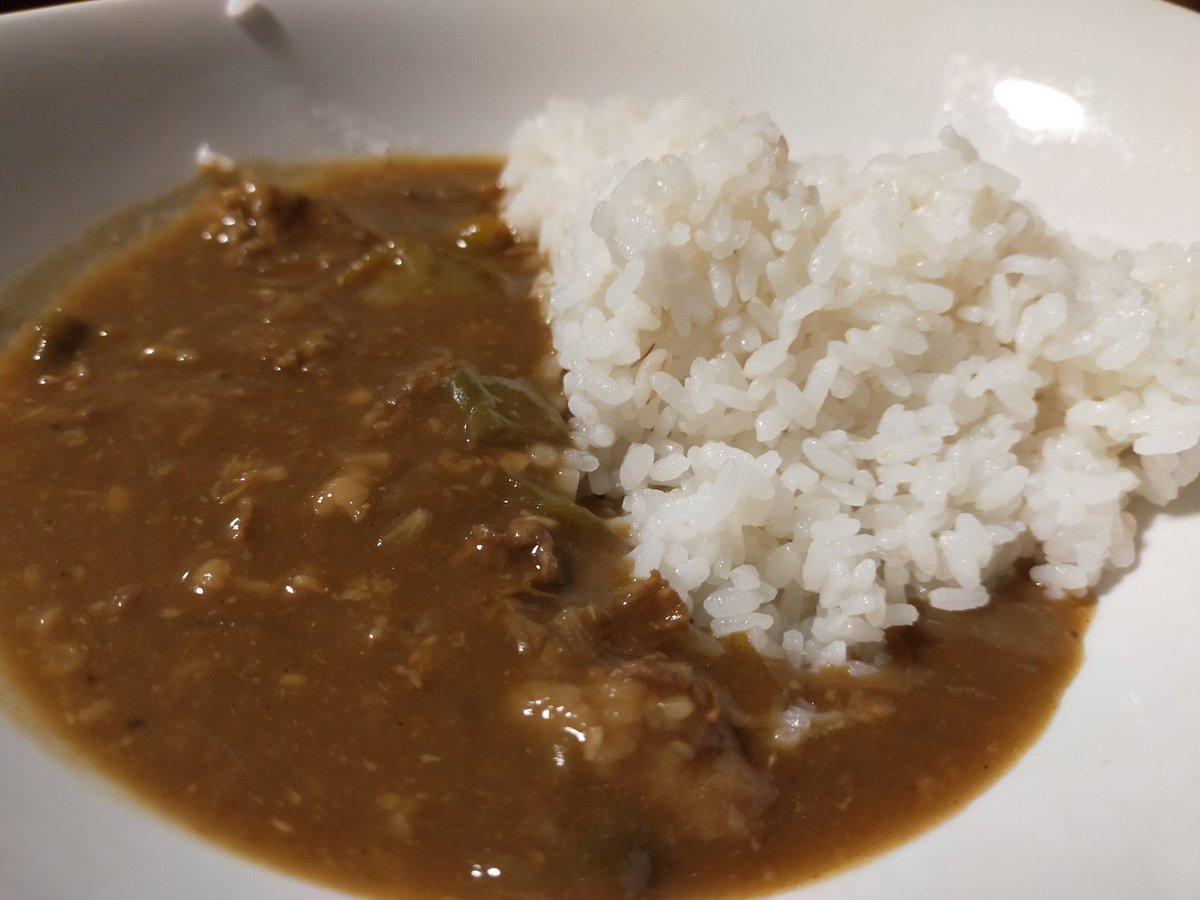 遠藤賢司風ピラミッドライス青トマトビーフカレー ピラミッド再建必要だがもう食べます 遠藤賢司 カレーライス ピラミッド パワ 21 08 15 神楽坂ねこの郵便局というなまえのお店