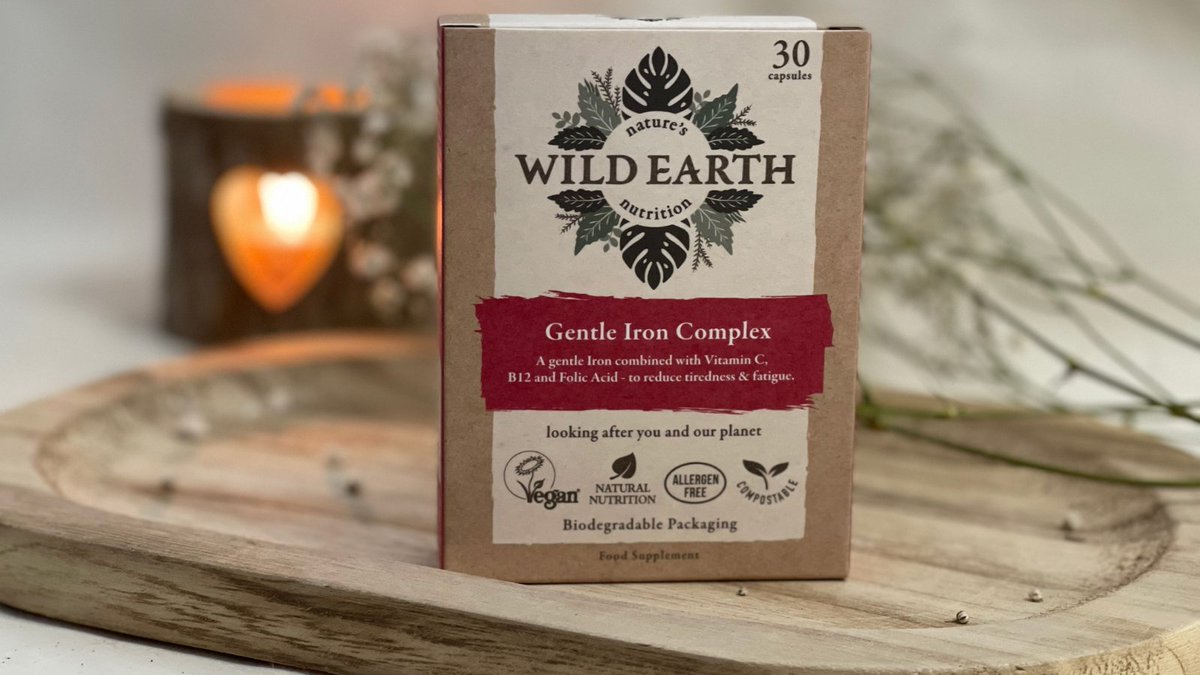 WildEarthNutri's tweet photo. ✨SUNDAY SPOTLIGHT✨ A gentle Iron combined with Vitamin C, B12 and Folic Acid - to reduce tiredness &amp; fatigue. https://t.co/0Df84jYEEA