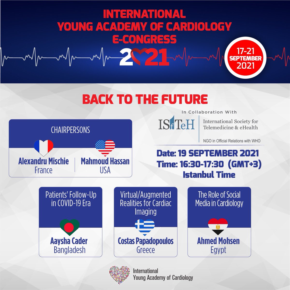 GSoCPresident's tweet photo. Back to the Future💫 dont miss the joint session with @isfteh_wgcardio 

Registration 👉🏻 https://t.co/raDNneLGdO

@ALEX_MISCHIE @aayshacader @Konstan68427594 @drahmedmohsen85 @KemalogluOz @dr_maghraby @N_cardiologist @global_wic @HanCardiomd @PeroneFrancesco @drmilicaa https://t.co/KwWriXXRnW