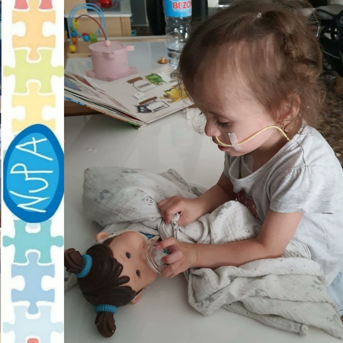 Cuando los #nupancitos nacieron este era nuestro mayor deseo: que nuestros héroes pudieran sentirse identificados. Un compañero de juguete que visibilizara las enfermedades raras y el trasplante. Y que nos ayudara a recaudar fondos en  somosnupa.org  💙💪🥰🍀👶🏼 #gracias