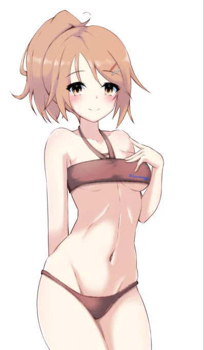 アクィラ水着👙
#艦これ版深夜の真剣お絵描き60分一本勝負
#艦これ版真剣お絵描き60分一本勝負_20210815 