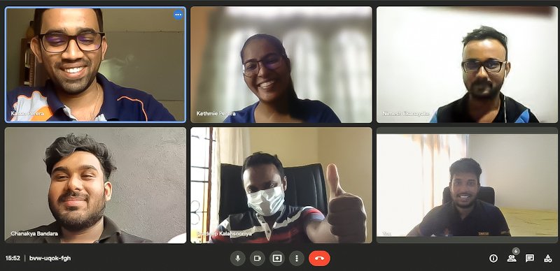 NimeshKasun's tweet photo. #Team Meeting before a #national #presentation
#Curec App - Self COVID-19 assessment and Doctor-patient interaction app
#covi̇d19 #sl #app https://t.co/Ex1l3cPCKS