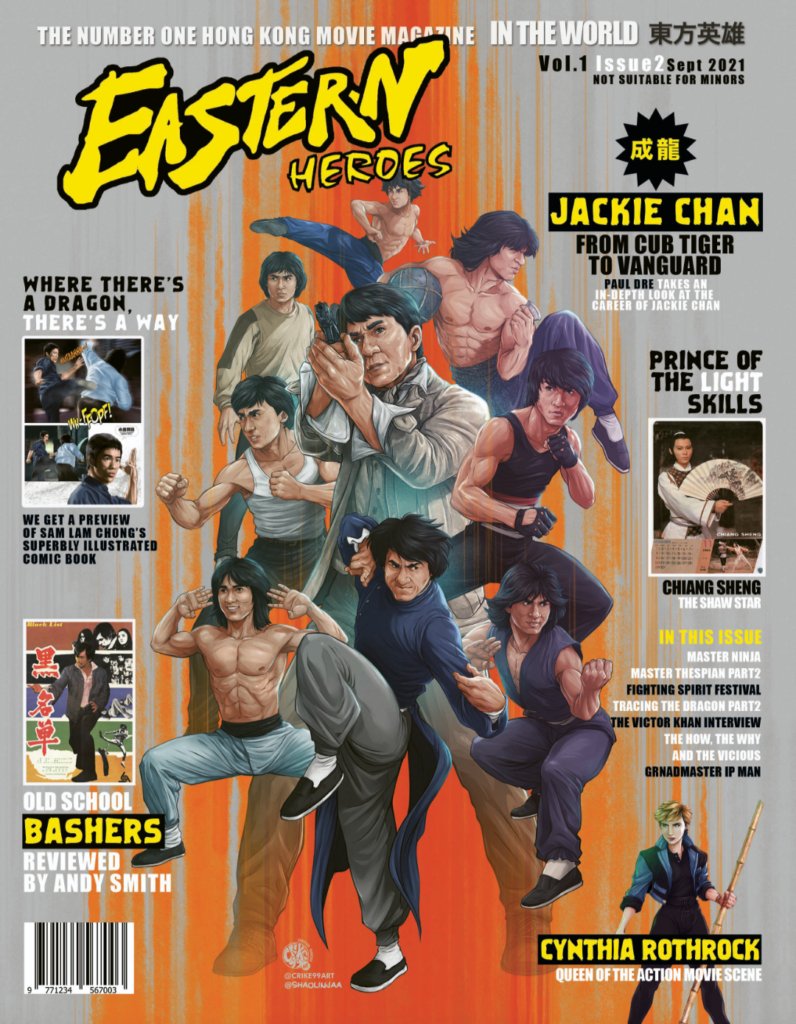 KFMovieGuide's tweet photo. NEWS: The #EasternHeroes magazine is back! With two new issues coming out in 2021, here's where you buy them (https://t.co/QMXdaOL0qU), and here's where you can listen to the magazine's editor, #RickyBaker (@easternheroes1), on #KFMGPod. 👉 https://t.co/6kwQFMbtvs https://t.co/wU9QmeLnqa