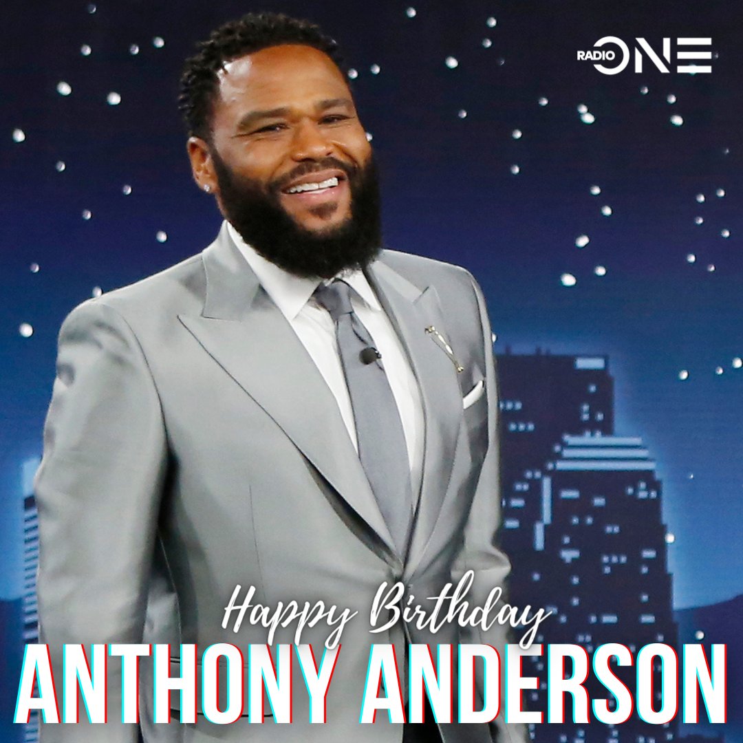 Hollywood funnyman Anthony Anderson celebrates 51 years of life today! Happy Birthday 