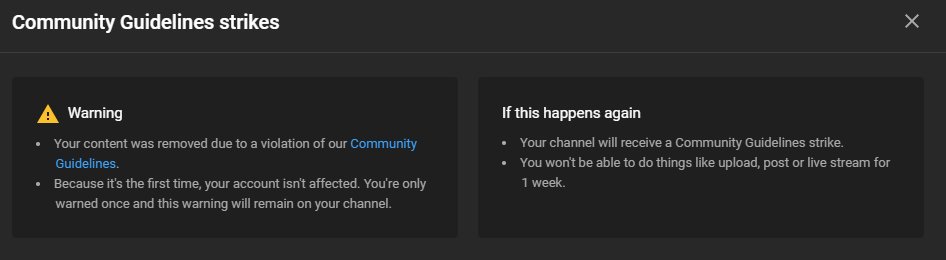 okay, now i see why youtubers want to be "family-friendly"