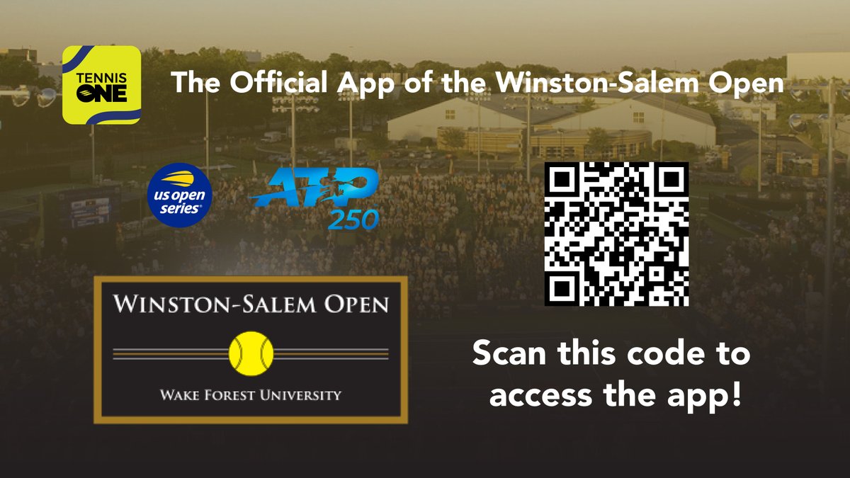 WSOpen's tweet photo. Don't forget to download! 📱
6 days and counting down...
--
#wsopen #dtws #builtforthefans #findithere #winstonsalemopenforbusiness #twincities #nclife #camelcity #summertennis #summerfun https://t.co/lIQrxMTFJR