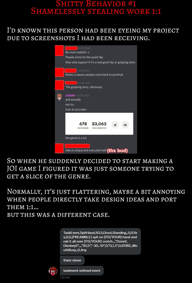 SuccuDev's tweet image. I usually use this twitter purely for release announcements, but a recent interaction with another dev has made me feel forced to speak up about his plagiarism and other awful practices.

(1/4)