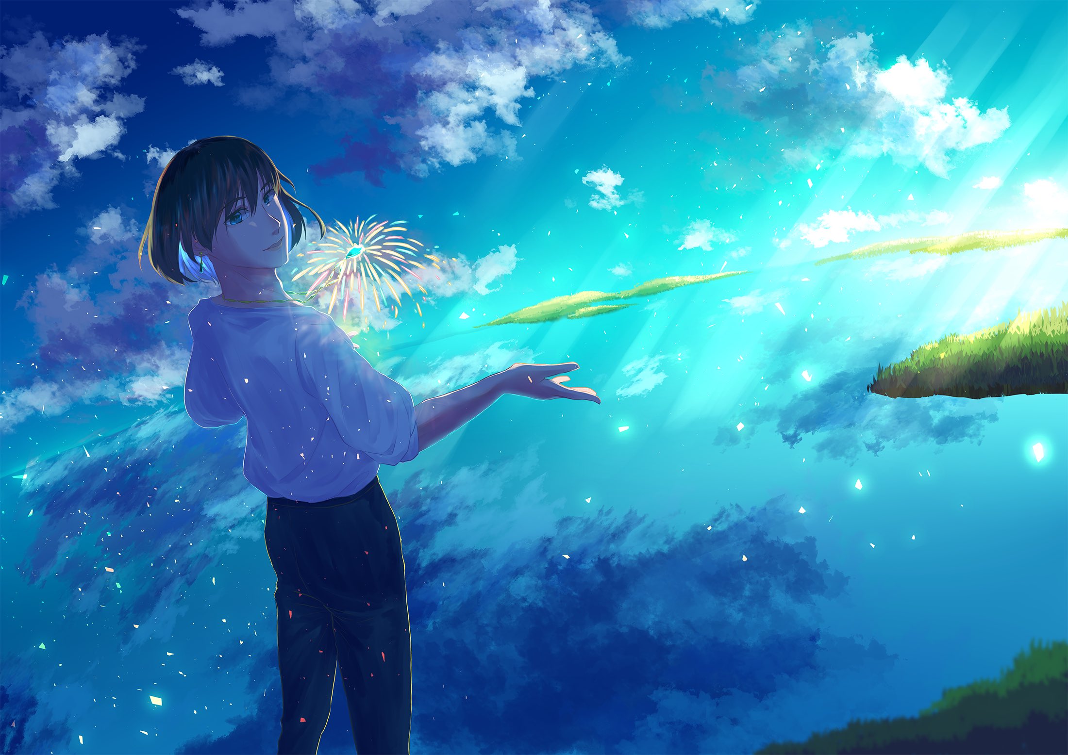 れおんぬ ハウルさん ずっと描きたかった世界 ハウル ハウルの動く城 ジブリファンアート イラスト 絵描きさんと繋がりたい T Co Im3sim8pmd Twitter