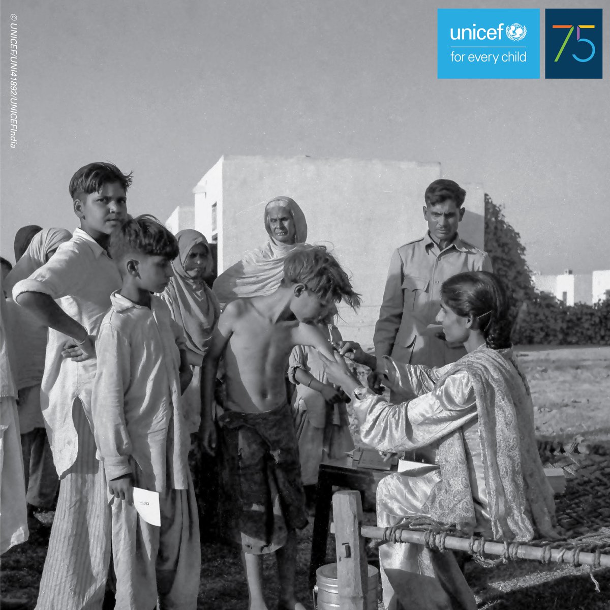 As India celebrates 75 years, #UNICEF also celebrates 75 years of being the leading agency for child rights, since 11 December 1946.

In 1949, UNICEF India helped establish the first penicillin plant in Pimpri Maharashtra.

#IndependenceDay #IndiaAt75 #UNICEF75