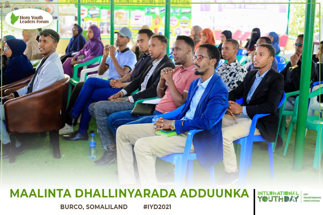 HornForum's tweet photo. We were so honored to have hosted the International Youth Day in Burao, #Somaliland. As per the international theme of the year we have discussed about transforming food systems and ways to empower the innovation of youth and young people. 
#IYD2021 https://t.co/mxCqAPVt3V