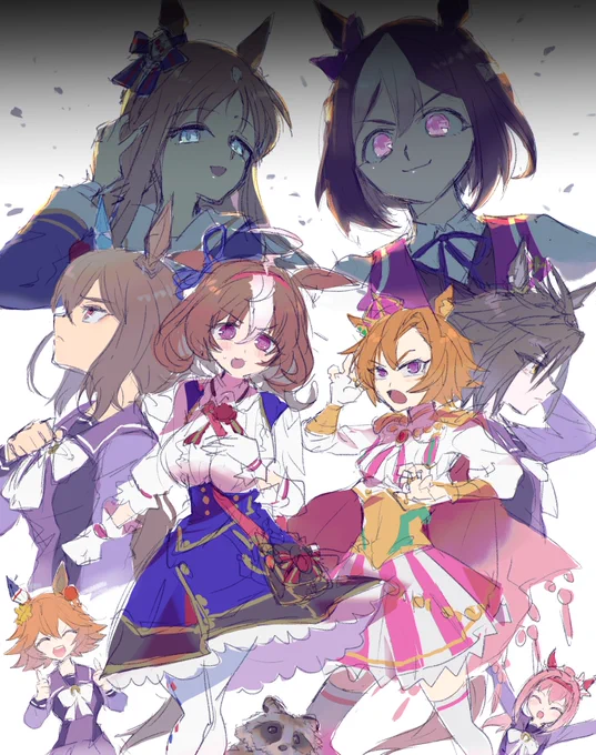 ドトウちゃんの育成ストーリーよかったな～って絵です 