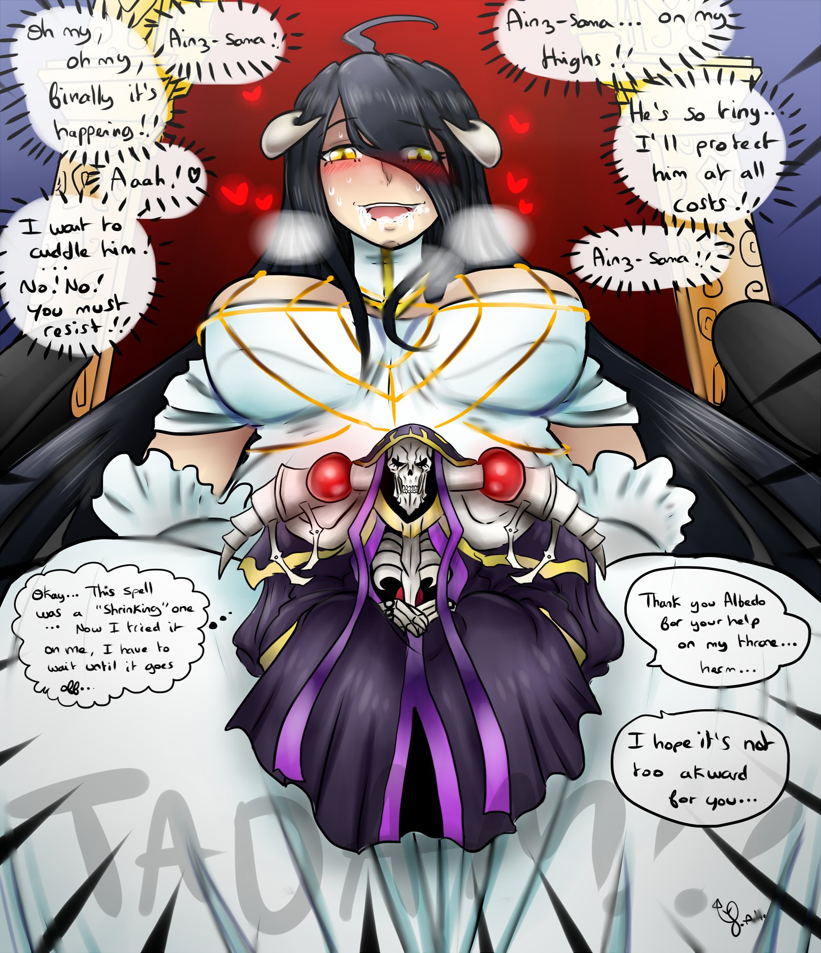 Ainz Sama #overlord #albedo #animeedit #xyzbca