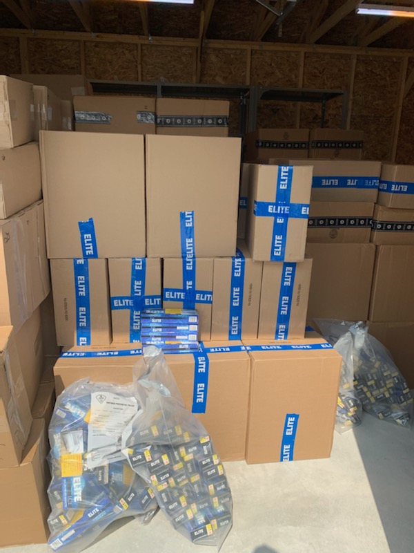 OPP_ER's tweet photo. Friday afternoon #OPPTIME and #LACOPP seized 2.2 million contraband cigarettes on #Hwy401 #CityofBelleville. 4 persons face multiple criminal/provincial chrgs. 2 vans impounded for 7 days. ^sm https://t.co/zKclIg3svN