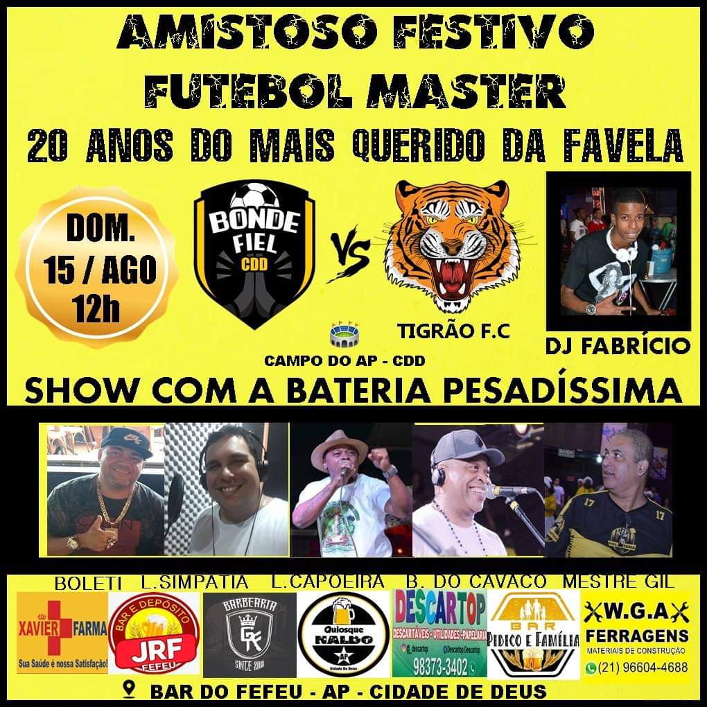 BondeFielCdd's tweet photo. ✅É HOJEEEEEEEEE!!
🥳FESTA NA FAVELA!!
2️⃣⚽ ANOS DO MAIS QUERIDO!!
🗣️VAMOS COM TUDO NAÇÃO FIEL! https://t.co/nLFpH2MUri