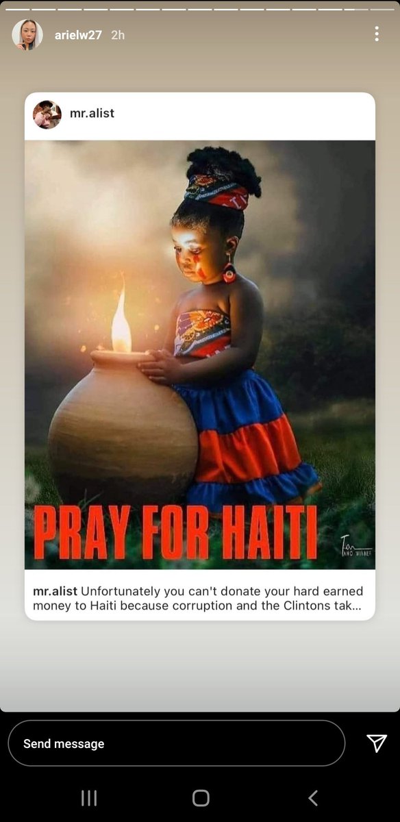 TheIsrealLeon's tweet photo. The caption #PrayForHaiti https://t.co/2hnKc1P1Pq
