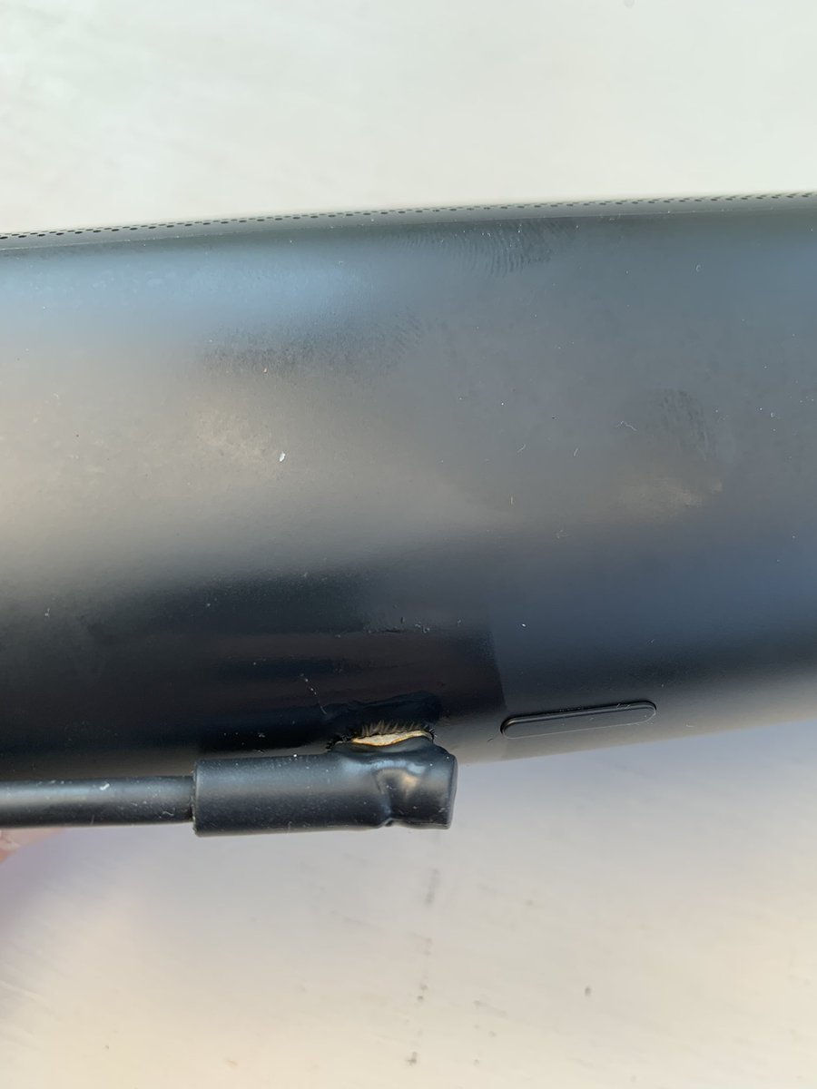 d4vestorey's tweet photo. @JohnLewisRetail hi there - recently bought a @Sonos Roam. Plugged in to charge today and after noticing a burning smell, realised the cable has melted  into the charge point on the speaker. Please can you advise on best course of action. https://t.co/8Gos7gZ8st