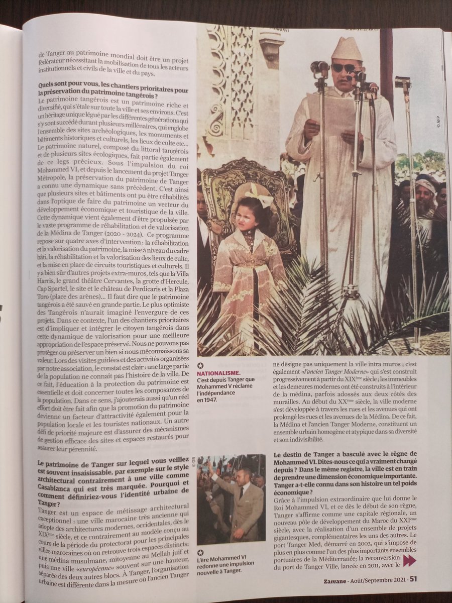 lotfi_chraibi's tweet photo. Ravi de partager l'interview  publiée sur la revue  @Zamane_Mag en marge de son dossier spécial sur Tanger paru ce mois. Merci au talentueux journaliste Sami 
 Lakmahri de m'avoir re-connecté à ma passion pour ma ville #Tanger https://t.co/lKSuuCA3qV