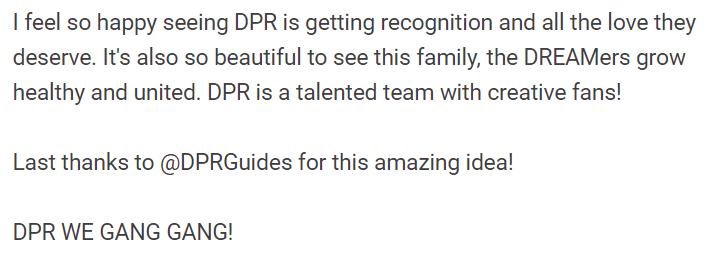 dprportugal's tweet photo. Message dedicated to DREAMers β€οΈβπ₯
#DPR_SpiritWeek https://t.co/DBe3KGVh3h