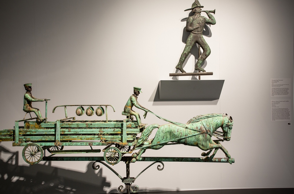 FolkArtMuseum's tweet photo. Visit soon for #AFAMVanes, which explores the weathervane as a form of art, design, &amp; public sculpture. The Museum is open Wednesday to Sunday from 11:30 a.m. to 6:00 p.m. Admission is always free: https://t.co/vkOmfuS7mW

Photo by Olya Vysotskaya. https://t.co/4M5bLL6e9r