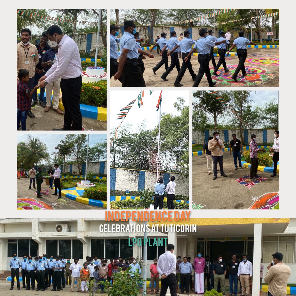 Bharatgas_Tuticorin (@bpcltuticorin) on Twitter photo 75th Independence day was  celebrated at Tuticorin LPG plant with zeal and spirit.
Staffs, contract labourers and security personnels were awarded prizes for their performances  and contributions in their respective areas.
Prizes for various competitions distributed. 75th Independence day was  celebrated at Tuticorin LPG plant with zeal and spirit.
Staffs, contract labourers and security personnels were awarded prizes for their performances  and contributions in their respective areas.
Prizes for various competitions distributed.