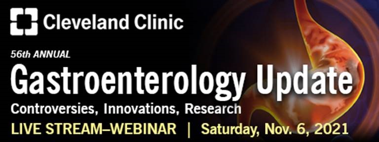 MRegueiroMD's tweet photo. Join us on Nov. 6, 2021 for the 56th Annual Gastroenterology Update virtual conference. Earn up to 4.75 CME credits/MOC points. Register today at https://t.co/dUwRBDyszw @CleClinicMD #GIUpdate @ScottGabbardMD @amitbhattMD @BretLashnerMD @JModaresi @MRegueiroMD @CleClinicMD https://t.co/KCGHWsYH8z