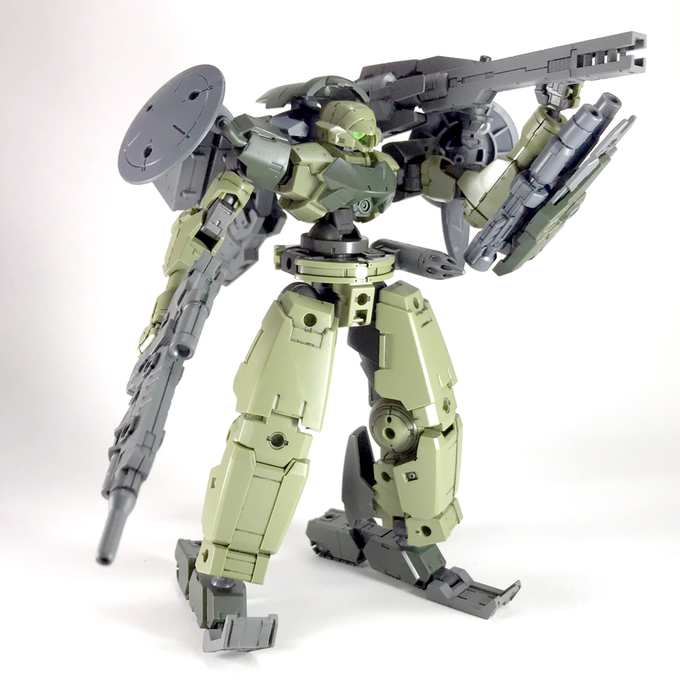 パーツ盛ってスミ入れだけでこんぐらいにはなる 