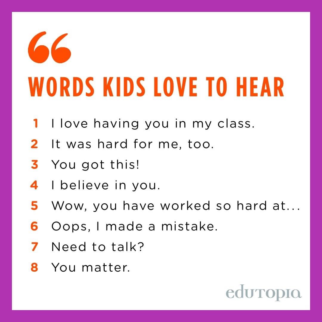 Such a great visual from <a href="/edutopia/">edutopia</a> on phrases to use with students as we start the year and throughout the year. 

#satchat